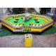 Meltdown Mechanical 8m Dia Total Wipeout Inflatable For Rotating Obstacles Games