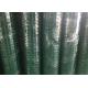 Green Hole PVC Wire Mesh Fence Panels Spot Welding For Highway / Warehouse