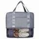 Gym Tote With Shoe Compartment Dry Wet Depart Design Blue Color PE Lining