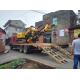 Small Rotary Hydraulic Piling Rig Attachment Attached With Excavator