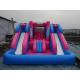 Outdoor Amusement Park Black Color Inflatable Water Slide With Pool For Kids