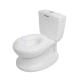 EN71 Certified Plastic Kids Toilet in White Pink Blue Ergonomic Design