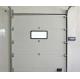 Waterproofing Automatic Industrial Sectional Door 50mm Panel Coated Steel Sandwich