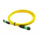 Singlemode / Multimode MTP Patch Cord Low Back Reflection Loss Good Durability