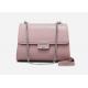Classy Women Mini Chain Shoulder Bag Pu Leather Material 16 * 12 * 7cm With Buckle