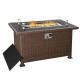 44in 50000 Btu Propane Fire Pit Table Auto Ignition
