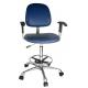 PE Castor 560mm Adjustable ESD PU Chair With Armrest