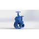 Ductile Iron AWWA Gate Valve Resilient Seated With Handwheel Rising Or No - Rising Stem