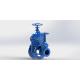 Ductile Iron Resilient Wedge Gate Valve , Epoxy Coated Steam Gate Valves