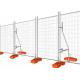Public Safety Pvc Coated 2.1x2.4m Temp Construction Fence