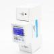 High Quality White DIN Rail Single Phase Two Wire Digital Power Meter