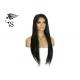 Soft Brazilian Human Hair Lace Front Wigs With Silky Straight Natural Color Looking