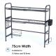 80cm Height Dishes Rack Over Sink , ODM Double Sink Drying Rack 75cm Width