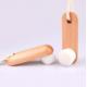 Ultra Soft Mild Fiber Facial Beauty Device Wooden Face Cleansing Brush