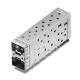 LINK-PP LP21BC01301 2x1 Port SFP+ Cage Connector With Outer LightPipe