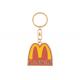 Gold Plaed Copper Stamping MacDonald Promotional Keychain for Company Celebration, School, Club