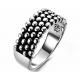 Indonesia's export trade exaggerated fashion jewelry retro rivet Thai Silver Ring
