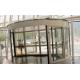 2 Wing Stainless steel  frame Automatic Revolving Door for Hotel / Bank / Airport
