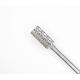 SB-7 Cylindrical End Cut Carbide Burrs 3/4 Cut Dia 1/4 Shank Dia Carbide Rotary Files