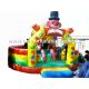 Giant Inflatable Funfair In Joker Design For Outdoor Entertainment Park
