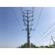 69KV Anti Corrosive Tower Electric Power Galvanized Transmission Line Pole