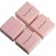 Custom Logo Velvet Pink Puller Jewelry Packaging Boxes 9x9x3cm