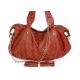 Great Leather Red-Brown Shoulder Tote Bag Handbag