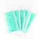 Anti Dust Green Disposable Medical Masks , Earloop Face Mask High Filtration