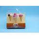 Colored Ice Cream Cone Shaped Birthday Candles For Children Party No Smoking