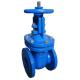 Solid Water Cast Steel Gate Valve Commercial Flanged Connection Type