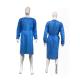 ANSI Compliant Blue Disposable SMS Isolation Gown 120 X 140cm For Breathable Protection