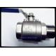 Female / Male End Stainless Steel Ball Valves 1/4 - 4 Investment Casting Body