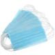 Blue White Disposable Protective Face Mask , Disposable 3 Ply Face Mask