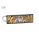 Helicopter Logo Embroidered Keychain Rectangle Shape With Double Sided