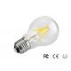 A60 6W E27 Dimmable LED Filament Bulb High Brightness CE / RoHS AC100V - 240V