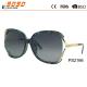 Newest Style 2017 Men's plastic Fashionable Sunglasses ,UV 400 Protection Lens,with metal in the frame