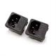 HC-99-F2 1PC Receptacle Connector 3 PIN C14 Male AC Power Inlet Socket With Fuse Holder 250V 10A Fuse Holder Male Plug
