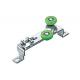 Upper Side Hanging Aluminium Window Rollers , Track Pully Sliding Window Hardware Rollers