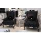 Casual Leather Leisure Black Custom Made Modern Living Room Furnitures Dining Chair