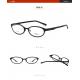 Unisex Oval Optical Parim Eyeglasses Frames Metal Eyeglass Classical Style Multiple Color