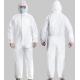 Superior Breathable Disposable Protective Clothing Long Sleeve Chemical Resistant