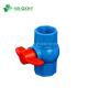 Straight Through Type Plastic PVC Compact Ball Valve with Straight Channel from Top