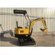 Mini Crawler Digger Excavator 1.0kg Farm Machine with different inplements with canopy