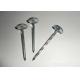 Umbrella Head Galvanized Roofing Nails , Twisted Shank And Plain Shank Roofing Nails