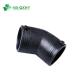 Water Supply SDR11 HDPE Fitting 45 Degree Electrofusion Pipe Elbow for Water System