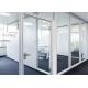 90mm Aluminum frame series single double glass partition wall strong skeel