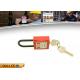 38mm Nylon Shackle ABS Body Safety Lockout Padlocks with Master Keys