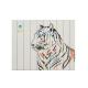 Ribbon Tiger Abstract Animal Paintings , Colorfast Wall Designing Painting