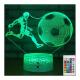 OEM Soccer LED 3D Illusion Night Light Dimmable Multiscene 5V 1A