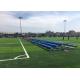Portable Bleachers Temporary Stadium Seating Rubber Foot Pads / Caster Brakes